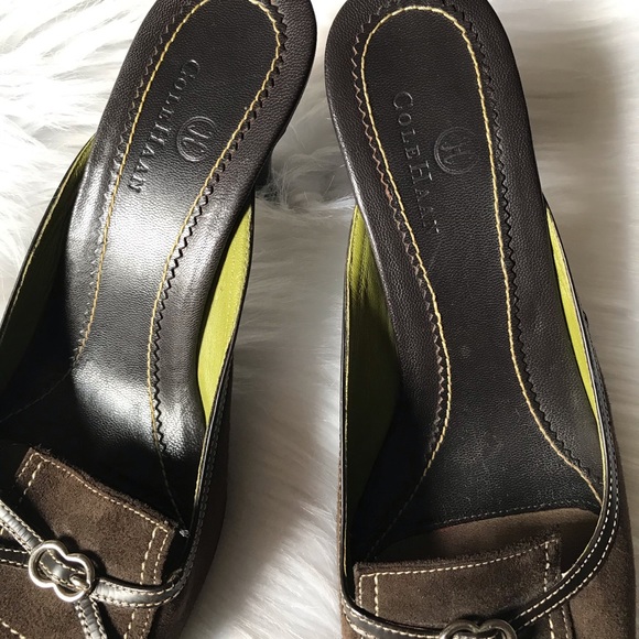 Suede Cole Haan Heeled Mules - Picture 2 of 6